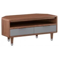 AM Girona Walnut Corner TV Unit